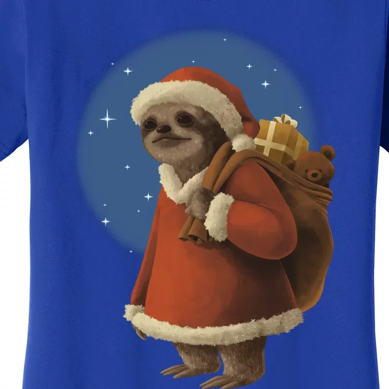 Santa Sloth Women's T-Shirt