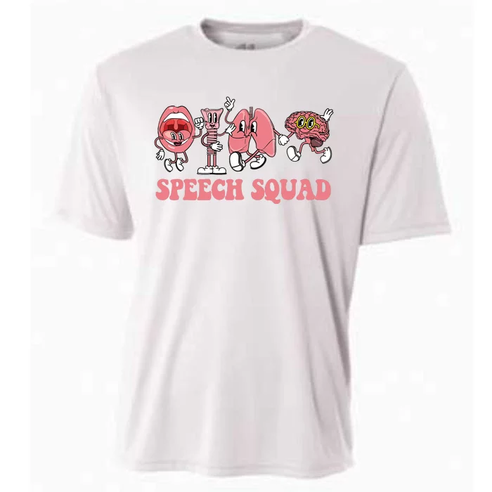 Slp Speech Squad Therapy Cooling Performance Crew T-Shirt