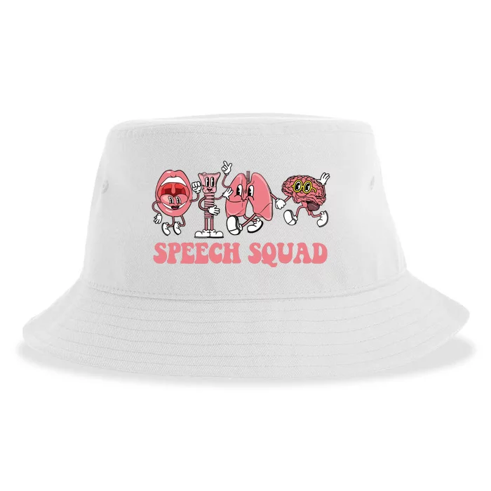 Slp Speech Squad Therapy Sustainable Bucket Hat