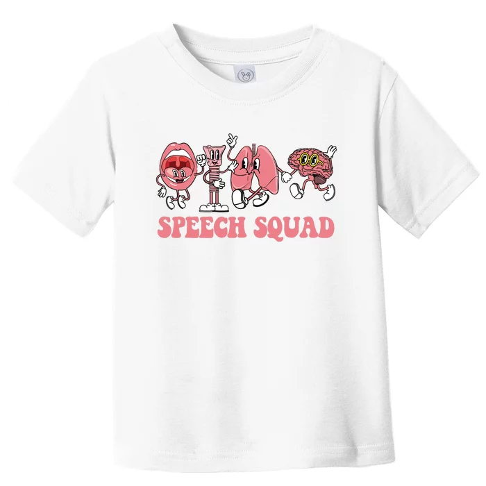 Slp Speech Squad Therapy Toddler T-Shirt