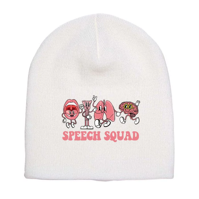 Slp Speech Squad Therapy Short Acrylic Beanie