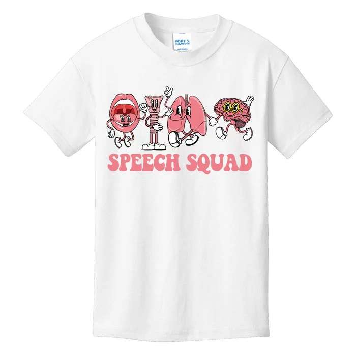 Slp Speech Squad Therapy Kids T-Shirt