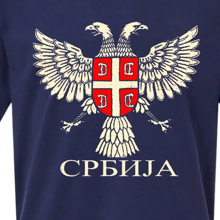 Serbia Srbija Serbian Serb Eagle Flag Cccc Cyrillic Sueded Cloud Jersey T-Shirt