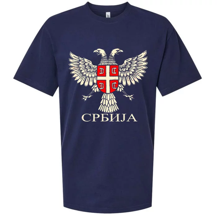 Serbia Srbija Serbian Serb Eagle Flag Cccc Cyrillic Sueded Cloud Jersey T-Shirt