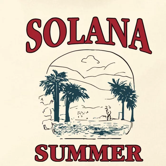 Solana Summer Zip Tote Bag