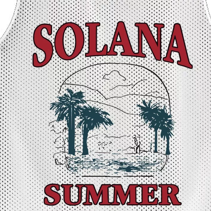 Solana Summer Mesh Reversible Basketball Jersey Tank