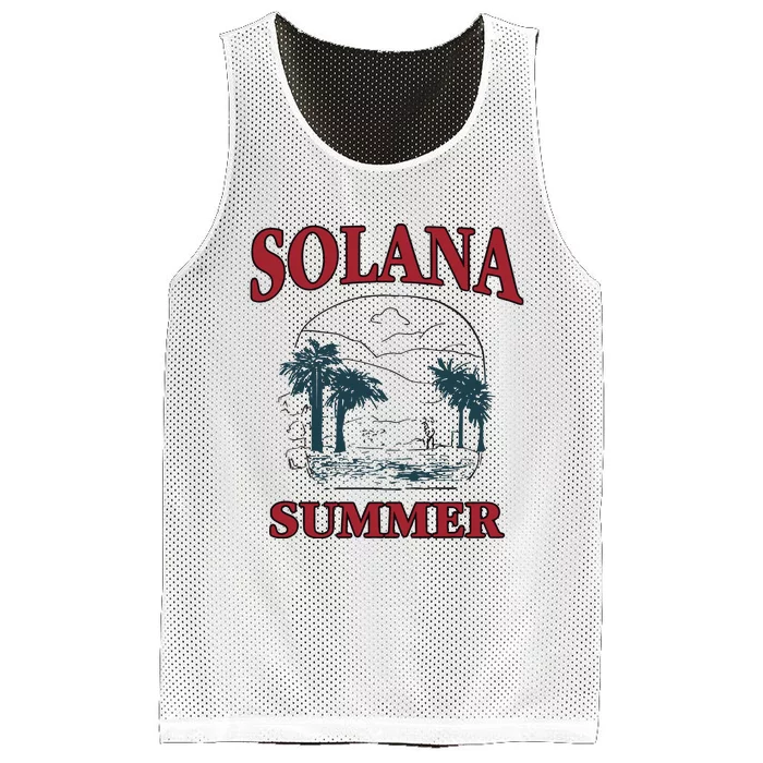 Solana Summer Mesh Reversible Basketball Jersey Tank