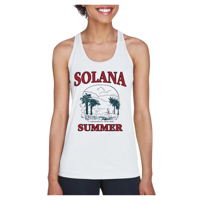 Solana Summer Women's Racerback Tank