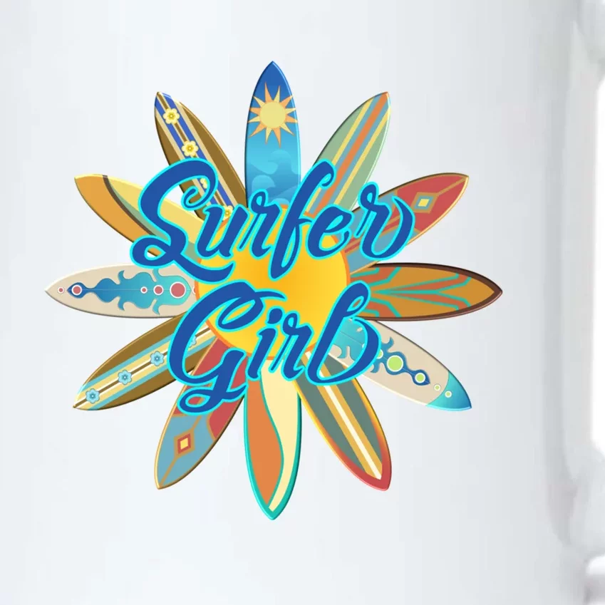 Surfer Surfboard Summer Surf Gift Black Color Changing Mug