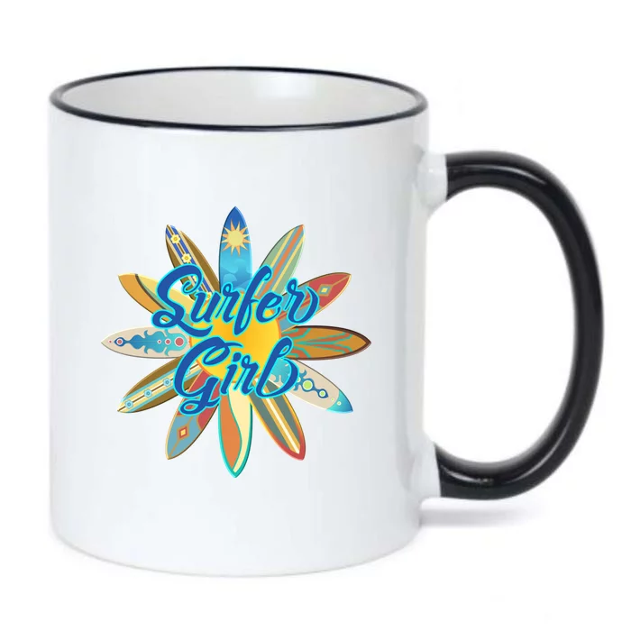 Surfer Surfboard Summer Surf Gift Black Color Changing Mug