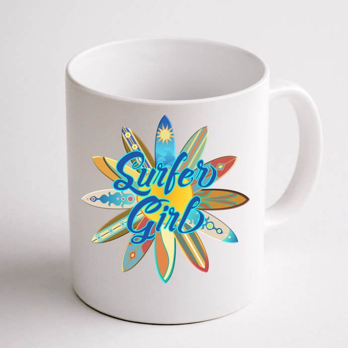 Surfer Surfboard Summer Surf Gift Front & Back Coffee Mug