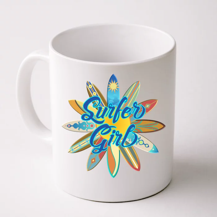 Surfer Surfboard Summer Surf Gift Front & Back Coffee Mug