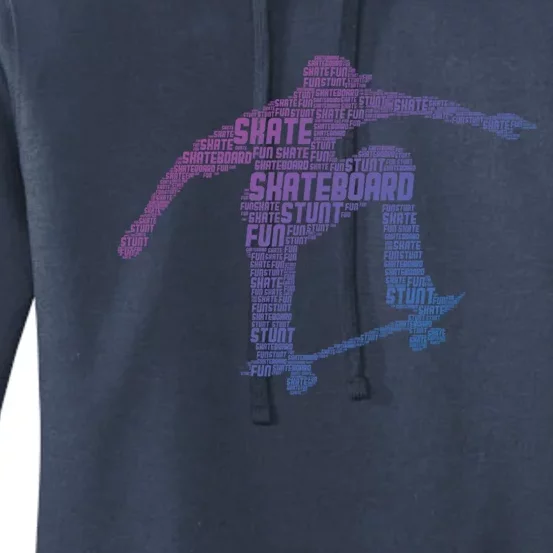 Skateboard Skateboarder Skater Gift Women's Pullover Hoodie