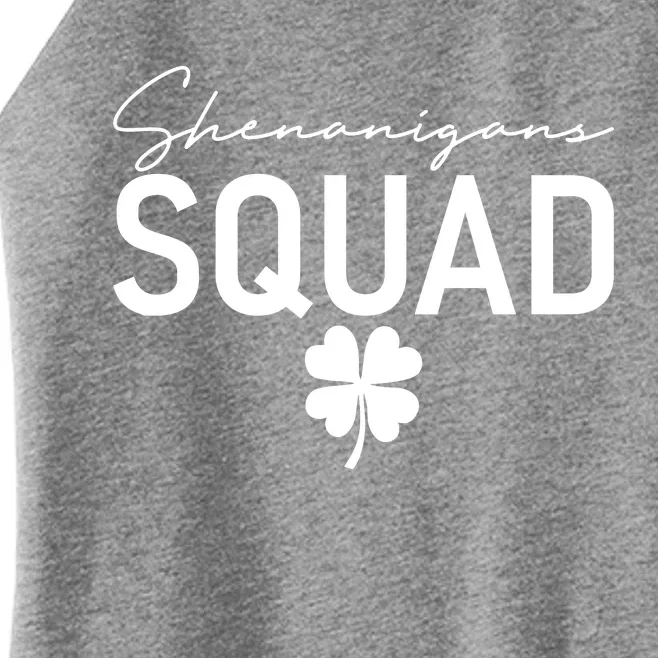 Shenanigans Squad St Patrick's Day Women’s Perfect Tri Rocker Tank