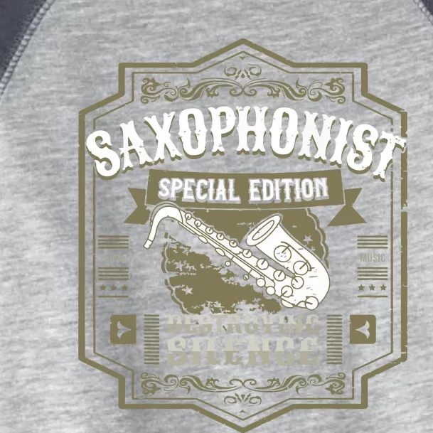 Special Saxophonist Saxist Sax I Saxophone Toddler Fine Jersey T-Shirt