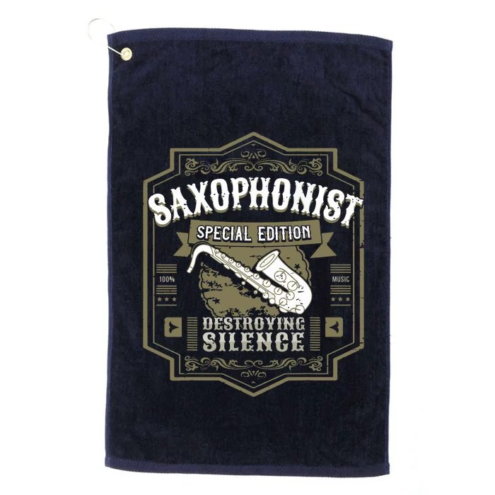 Special Saxophonist Saxist Sax I Saxophone Platinum Collection Golf Towel