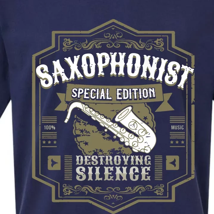 Special Saxophonist Saxist Sax I Saxophone Sueded Cloud Jersey T-Shirt