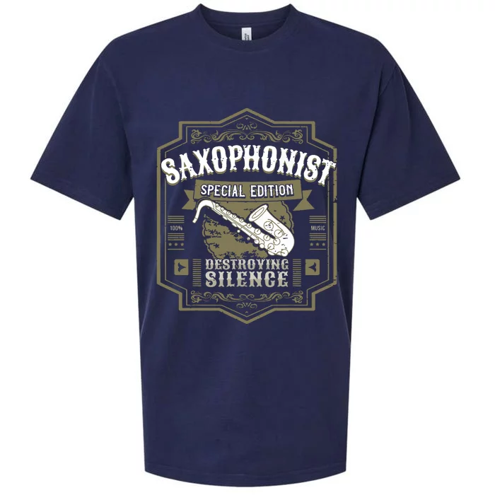 Special Saxophonist Saxist Sax I Saxophone Sueded Cloud Jersey T-Shirt