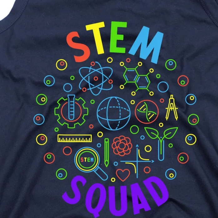 Stem Squad Science Technology Engineering And Math Tank Top