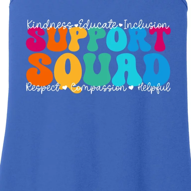 School Support Services Team Teacher Support Squad Gift Ladies Essential Tank