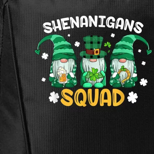 Shenanigans Squad St Patricks Day Gnomes Green Proud Irish City Backpack