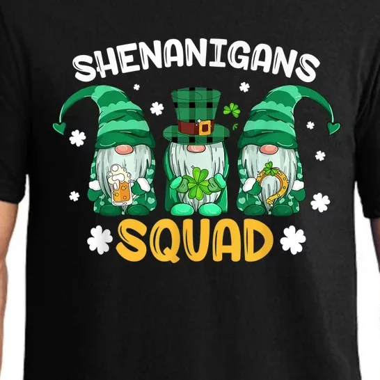 Shenanigans Squad St Patricks Day Gnomes Green Proud Irish Pajama Set