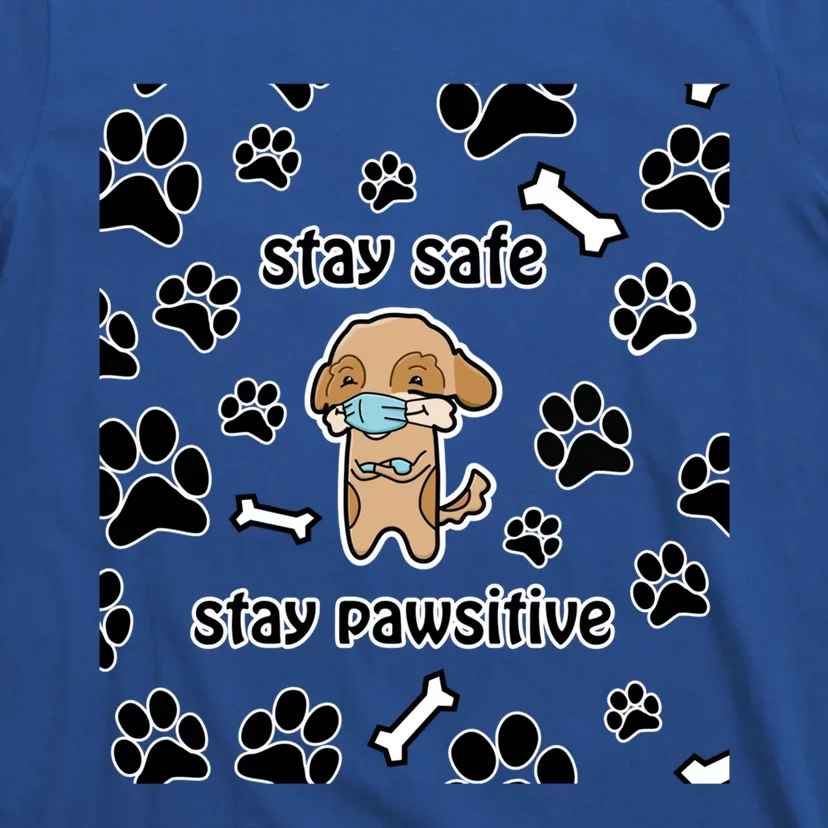 Stay Safe Stay Pawsitive Gift T-Shirt