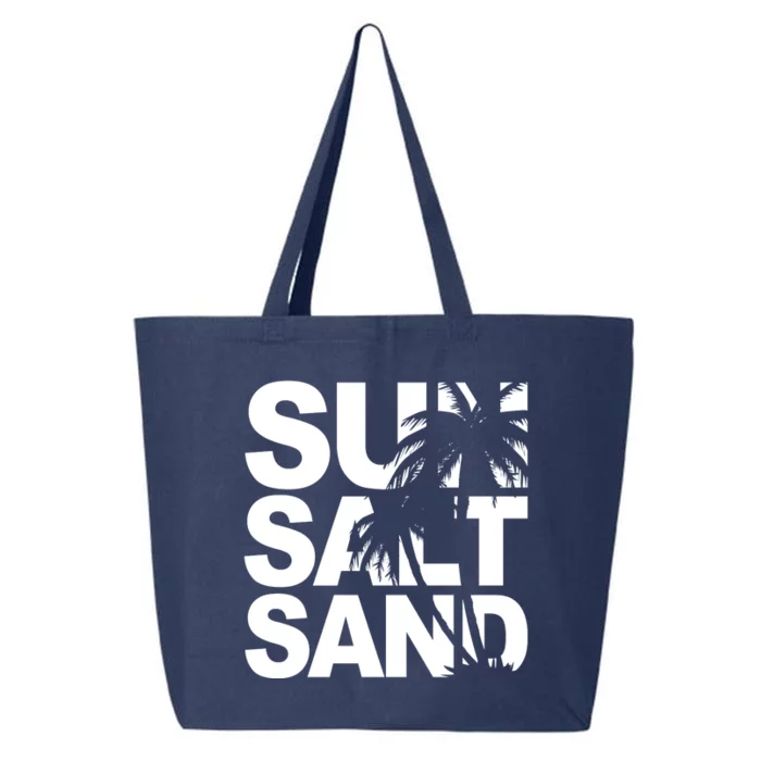 Sun Salt Sand Summer Palm Tree 25L Jumbo Tote