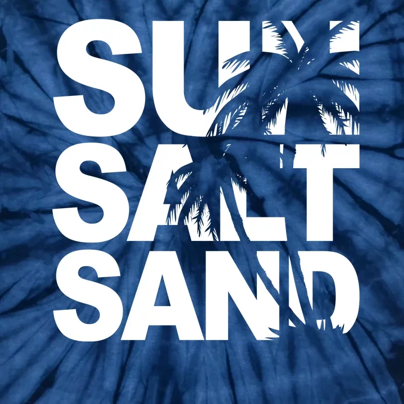 Sun Salt Sand Summer Palm Tree Tie-Dye T-Shirt