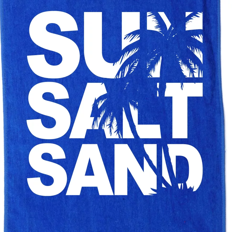 Sun Salt Sand Summer Palm Tree Platinum Collection Golf Towel