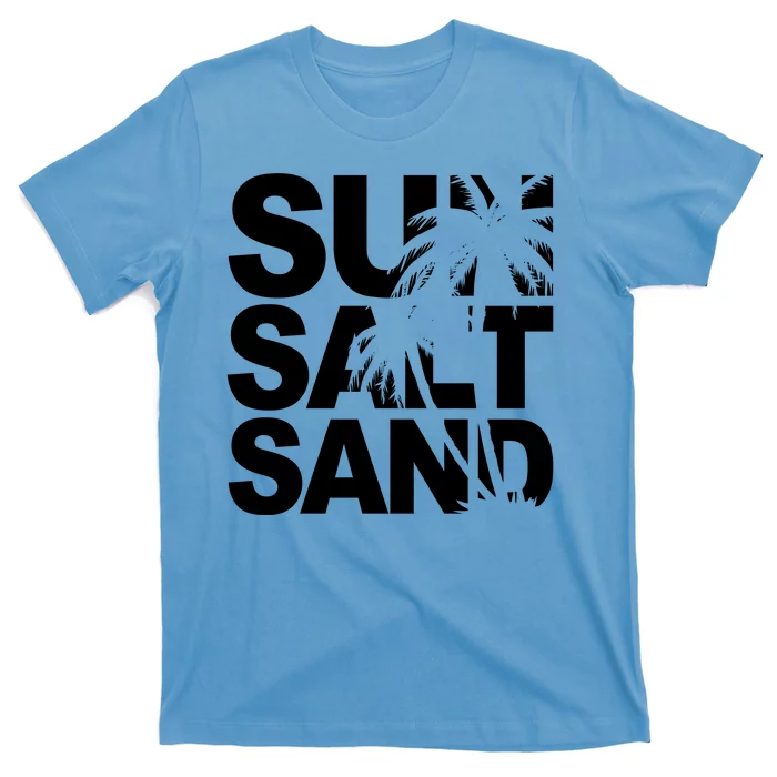 Sun Salt Sand Summer Palm Tree T-Shirt