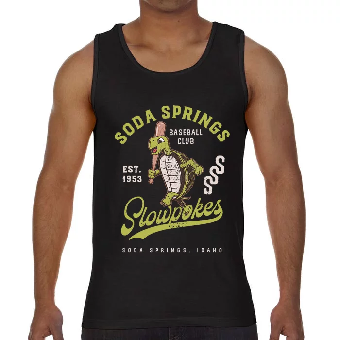 Soda Springs Slowpokes Retro Minor League Baseball Team Comfort Colors® Tank Top