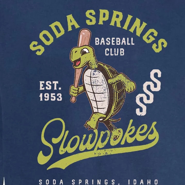 Soda Springs Slowpokes Retro Minor League Baseball Team Garment-Dyed Sweatshirt