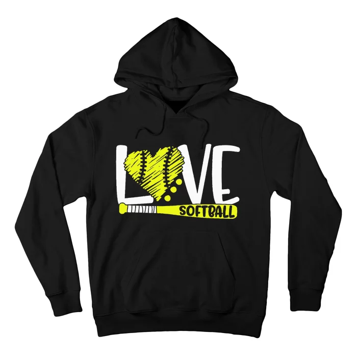 Softball Saying Hoodie