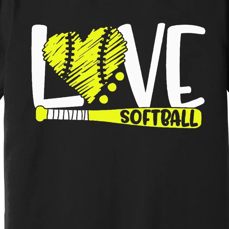 Softball Saying Premium T-Shirt