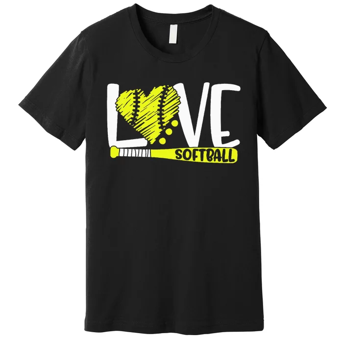 Softball Saying Premium T-Shirt