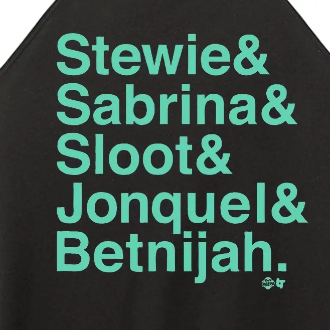 Stewie & Sabrina & Sloot & Jonquel & Betnijah Women’s Perfect Tri Rocker Tank