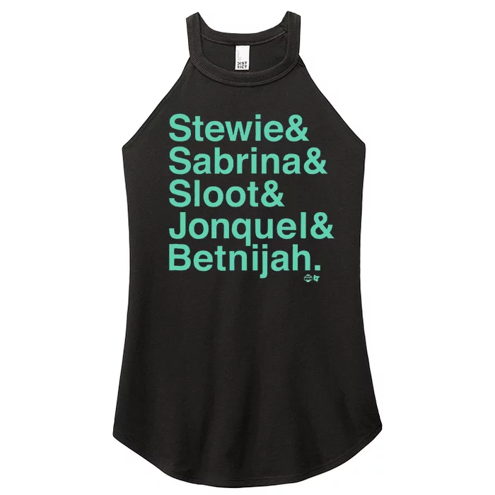 Stewie & Sabrina & Sloot & Jonquel & Betnijah Women’s Perfect Tri Rocker Tank