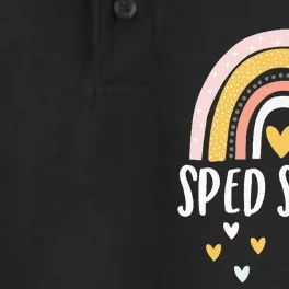 Sped Squad Special Education Teacher Sped Ed Teacher Gift Dry Zone Grid Performance Polo