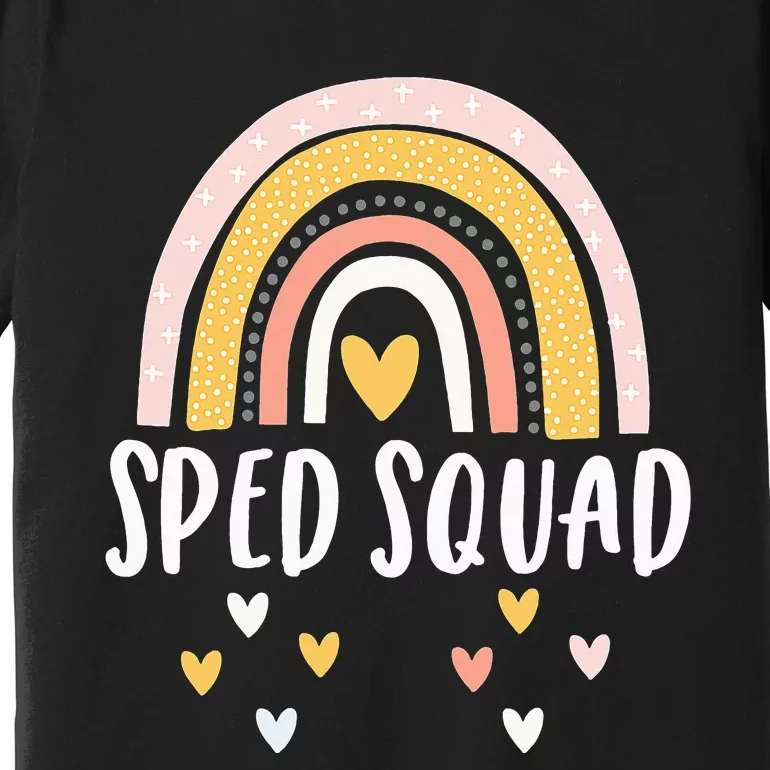 Sped Squad Special Education Teacher Sped Ed Teacher Gift Premium T-Shirt