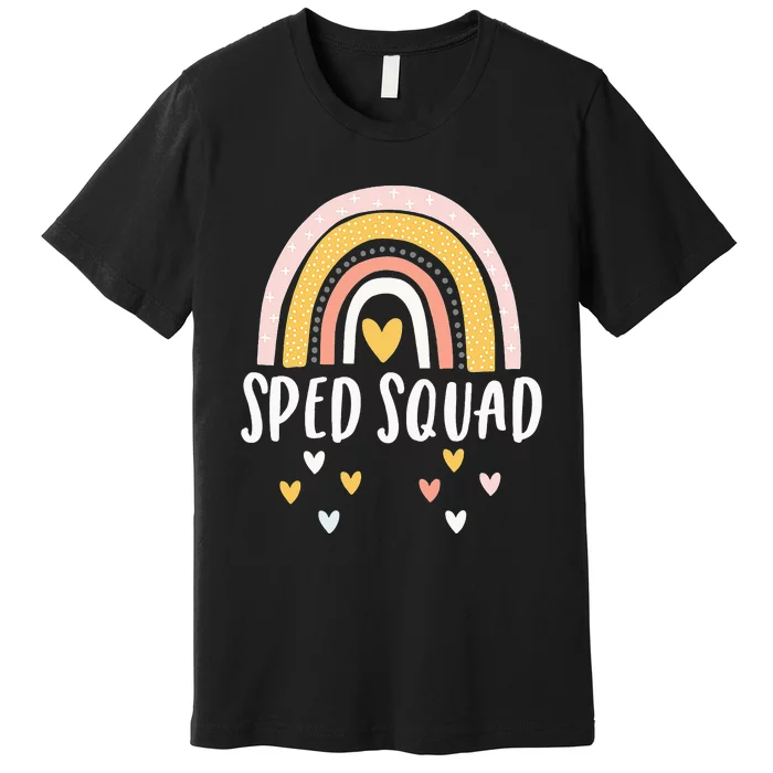 Sped Squad Special Education Teacher Sped Ed Teacher Gift Premium T-Shirt