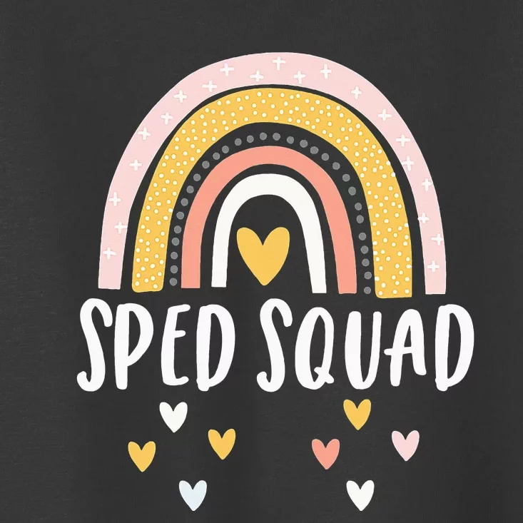 Sped Squad Special Education Teacher Sped Ed Teacher Gift Toddler T-Shirt