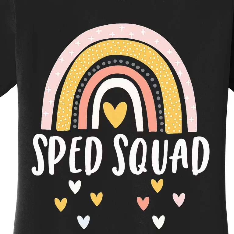 Sped Squad Special Education Teacher Sped Ed Teacher Gift Women's T-Shirt