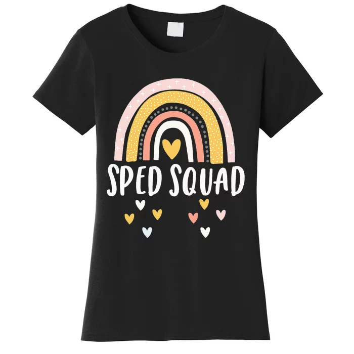 Sped Squad Special Education Teacher Sped Ed Teacher Gift Women's T-Shirt