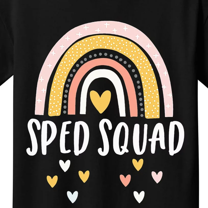 Sped Squad Special Education Teacher Sped Ed Teacher Gift Kids T-Shirt