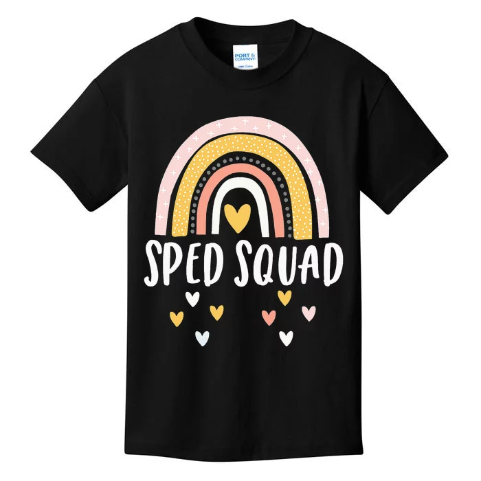 Sped Squad Special Education Teacher Sped Ed Teacher Gift Kids T-Shirt