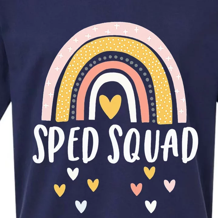 Sped Squad Special Education Teacher Sped Ed Teacher Gift Sueded Cloud Jersey T-Shirt