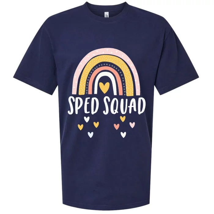 Sped Squad Special Education Teacher Sped Ed Teacher Gift Sueded Cloud Jersey T-Shirt