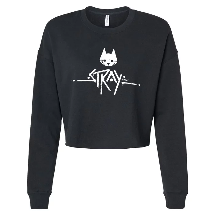 Stray Shirt Stray Video Game Shirt Cat Adventure Cropped Pullover Crew