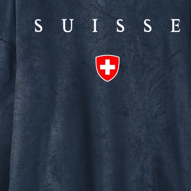 Switzerland Suisse Hooded Wearable Blanket